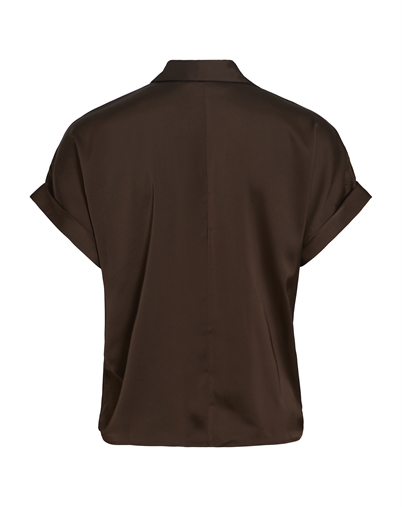 Vila - VIEnna Ravenna Bluse - Coffee Bean 